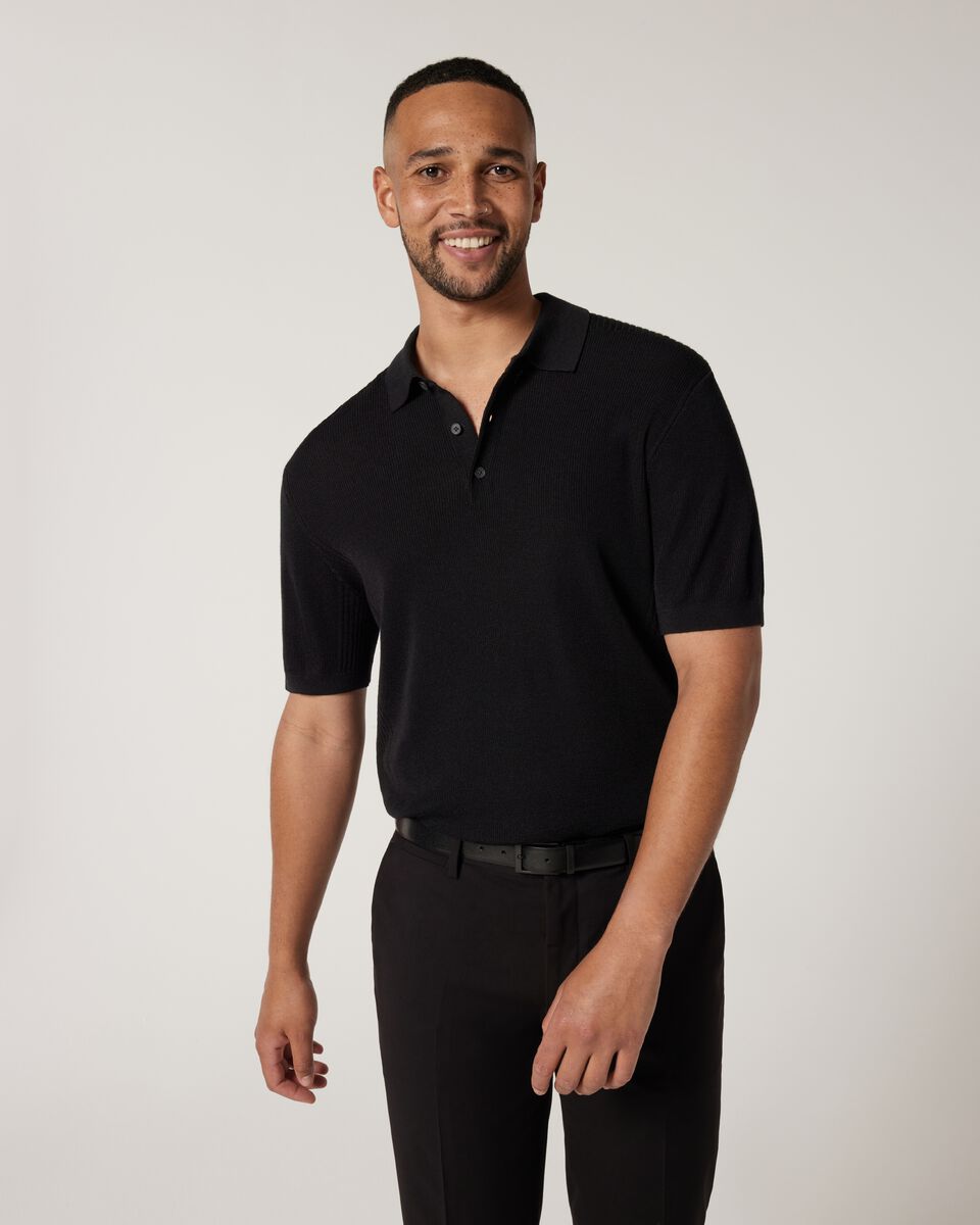 Knitted Polo Shirt